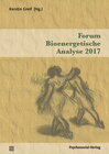 Buchcover Forum Bioenergetische Analyse 2017