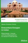 Buchcover Erneuerbare Energien in Indien