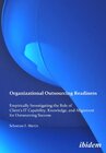 Buchcover Organizational Outsourcing Readiness
