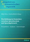 Buchcover Wortbildung im Deutschen zwischen Sprachsystem und Sprachgebrauch