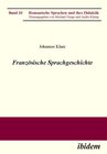 Buchcover Französische Sprachgeschichte
