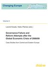 Buchcover Governance Failure and Reform Attempts after the Global Economic Crisis of 2008/09