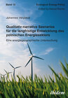 Buchcover Qualitativ-narrative Szenarios für die langfristige Entwicklung des polnischen Energiesektors