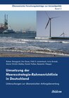 Buchcover Umsetzung der Meeresstrategie-Rahmenrichtlinie in Deutschland