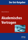 Buchcover Der Uni-Ratgeber: Akademisches Vortragen