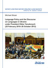 Buchcover Language Policy and Discourse on Languages in Ukraine under President Viktor Yanukovych