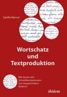Buchcover Wortschatz und Textproduktion