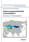 Buchcover Verfassungsgerichtsbarkeit in Zentralasien II