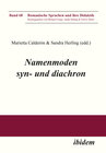 Buchcover Namenmoden syn- und diachron