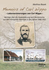 Buchcover Memoirs of Carl Wippo. Lebenserinnerungen von Carl Wippo