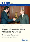 Buchcover Boris Nemtsov and Russian Politics