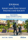 Buchcover Journal of Soviet and Post-Soviet Politics and Society