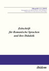 Buchcover Zeitschrift für Romanische Sprachen und ihre Didaktik