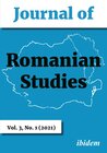 Buchcover Journal of Romanian Studies