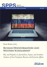 Buchcover Russian Disinformation and Western Scholarship