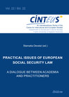 Buchcover Practical issues of European Social Security Law: A Dialogue between Academia and Practitioners