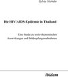 Buchcover Die HIV/AIDS-Epidemie in Thailand