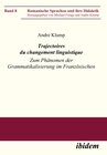 Buchcover Trajectoires du changement linguistique