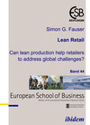 Buchcover Lean Retail. Can lean production help retailers to address global challenges?