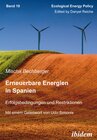 Buchcover Erneuerbare Energien in Spanien
