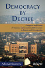 Buchcover Democracy by Decree