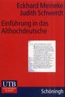 Buchcover Einführung in das Althochdeutsche