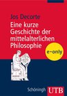 Buchcover Eine kurze Geschichte der mittelalterlichen Philosophie