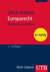 Buchcover Europarecht