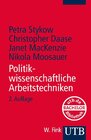 Buchcover Politikwissenschaftliche Arbeitstechniken