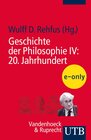 Buchcover Geschichte der Philosophie IV: 20. Jahrhundert