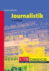 Buchcover Journalistik