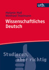 Buchcover Wissenschaftliches Deutsch