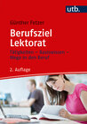 Buchcover Berufsziel Lektorat