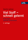 Buchcover Viel Stoff – schnell gelernt