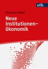 Buchcover Neue Institutionenökonomik