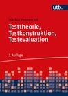 Buchcover Testtheorie, Testkonstruktion, Testevaluation