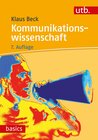Buchcover Kommunikationswissenschaft