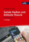 Buchcover Soziale Medien und Kritische Theorie