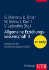 Buchcover Allgemeine Erziehungswissenschaft II