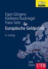 Buchcover Europäische Geldpolitik