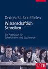 Buchcover Wissenschaftlich Schreiben