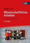 Buchcover Wissenschaftliches Arbeiten