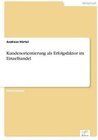 Buchcover Kundenorientierung als Erfolgsfaktor im Einzelhandel