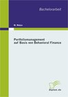 Buchcover Portfoliomanagement auf Basis von Behavioral Finance