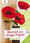 Buchcover Blumen aus Krepp-Papier
