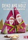 Buchcover Deko aus Holz für Winter & Weihnachten