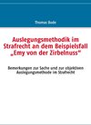 Buchcover Auslegungsmethodik im Strafrecht an dem Beispielsfall  „Emy von der Zirbelnuss“