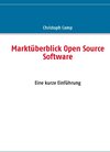 Buchcover Marktüberblick Open Source Software