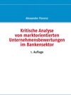 Buchcover Kritische Analyse von marktorientierten Unternehmensbewertungen im Bankensektor