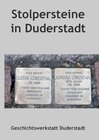 Buchcover Stolpersteine in Duderstadt